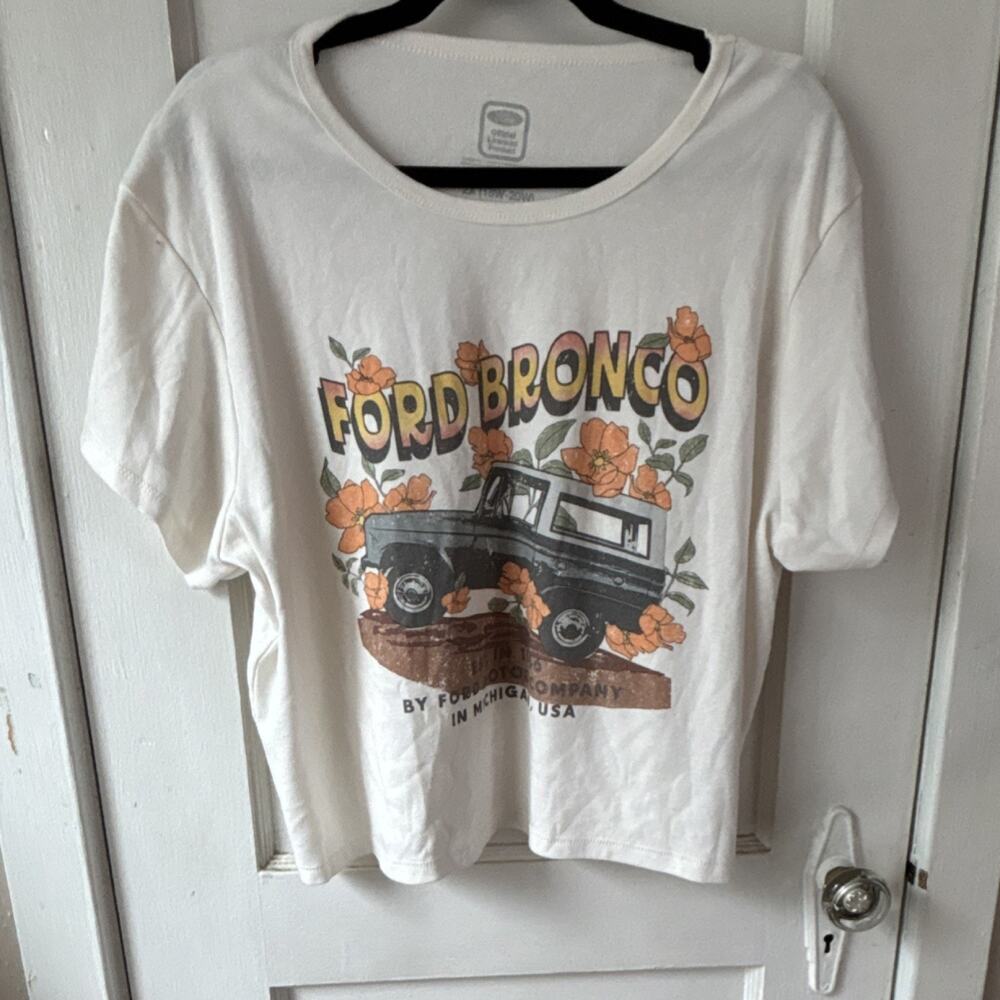 Bronco Official Ford T Shirt Size 2X